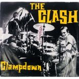 THE CLASH CLAMPDOWN OZ SINGLE SIGNED.