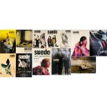 SUEDE POSTERS. Twelve original Suede posters, typically circa 20 x 30" and in VF/'NM condition.