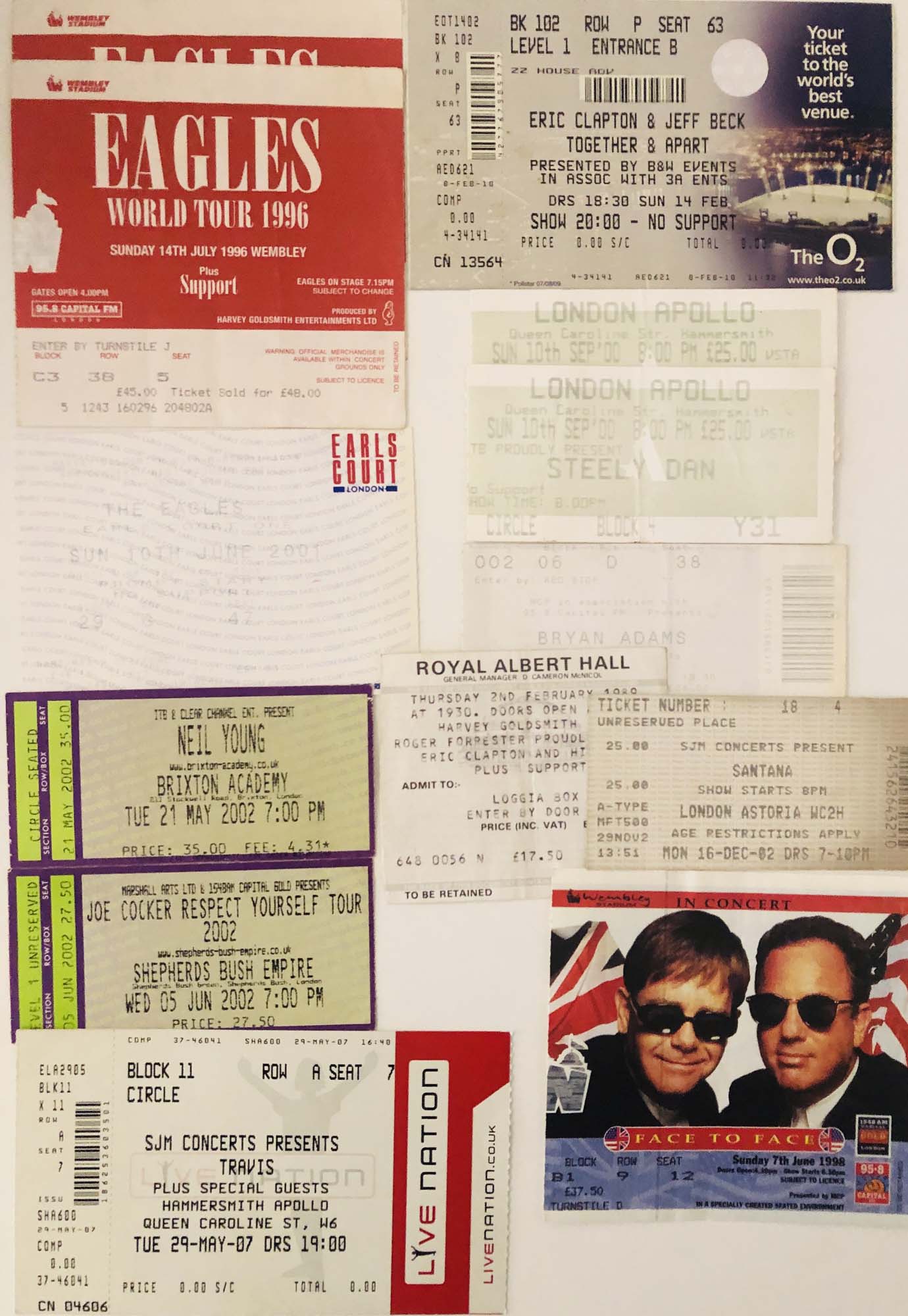 ROCK AND POP TICKET ARCHIVE. - Image 4 of 9