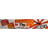 SEX PISTOLS HOLIDAYS IN THE SUN PROMO BANNER.