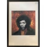 GERED MANKOWITZ JIMI HENDRIX LIMITED PRINT.