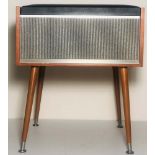 BSR RECORD PLAYER. A BSR record player on legs. Stands 19" tall.