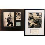 DEL SHANNON/BILLY FURY FRAME SIGNED.