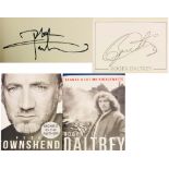 THE WHO. Two signed items to include: Thanks A Lot Mr.
