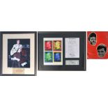 BRIAN WILSON/JAMES TAYLOR/DUANE EDDY SIGNED FRAMED.