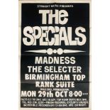 THE SPECIALS/MADNESS 1979 POSTER.