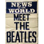 BEATLES NEWS OF THE WORLD POSTER.