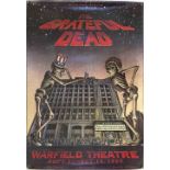 GRATEFUL DEAD. An original 1980 poster for Grateful Dead at Warfield Theatre, San Francisco.