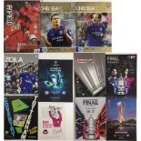 SIGNED FOOTBALL PROGRAMMES.