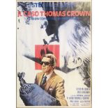 THE THOMAS CROWN AFFAIR. An original Italian film poster for The Thomas Crown Affair. Framed.