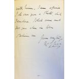WG GRACE. A folded page, with two sides of handwriting and a signature in the hand of W.G. Grace.