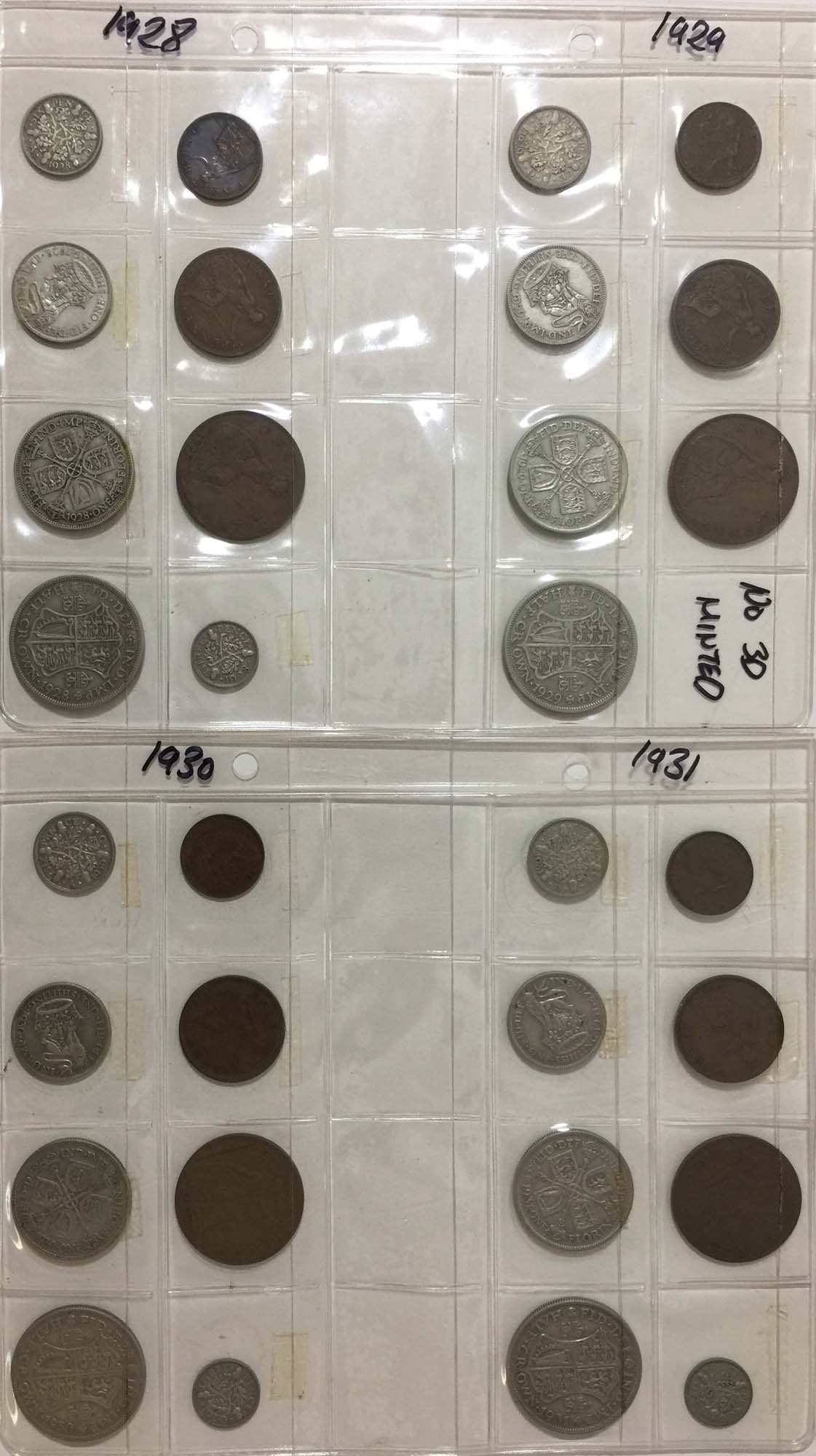 1920 - 1947 MINTED COINS. - Image 4 of 4