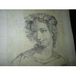 19th century folio of assorted sketches : life studies,