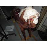 Childs stuffed rocking horse