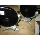 Pair of vintage optical mirrors