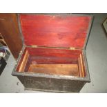 Victorian painted carpenters chest