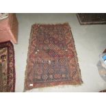 Antique rug : Belouche 130 cms x 80 cms