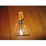 Art Deco style cut glass scent bottle