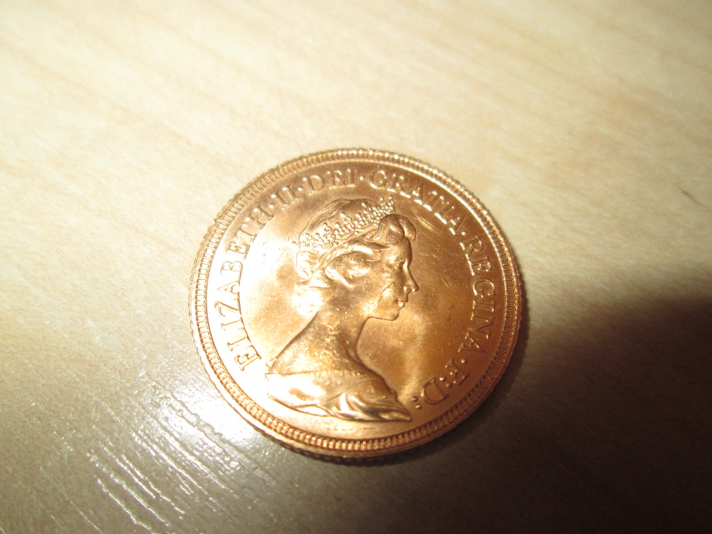 1981 Full gold sovereign