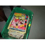 Box of 1980's & 1990s & later Beano comics