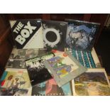 11 x assorted vinyl records : Bauhaus,