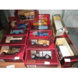 Shelf of die cast toy cars : Matchbox boxed