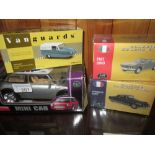 Assorted die cast toy cars : Vanguard VA 02205, Fiat Dino,