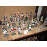 Collection of Del Prado painted lead figures