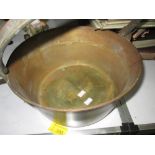 Vintage brass preserve pan