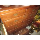 Georgian oak chest of drawers