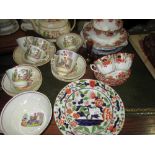 19th century tea set and other decorative china