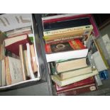 2 x Boxes of books : antique themed