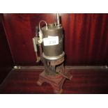 Early 20th century table top vertical steam pump by Bing