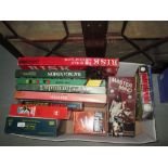 Box of assorted childs games