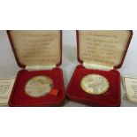 1792 Exeter token & 2 x Exeter Maundy Service Medals in Tower mint cases of issue West Country