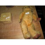 Vintage articulated teddy bear (made in Eire)