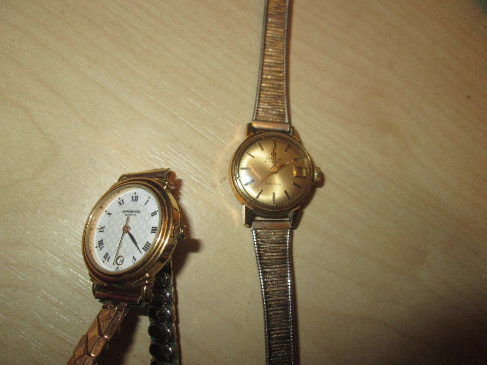 Vintage Ladies Omega wristwatch & one other watch