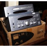 A NAD surround sound L75 receiver along with a NAD DVD / CD player with remote.