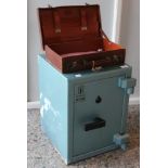A steel safe with single key manufactured by The Essential Centurion Safe Company, 35.5cm Width,