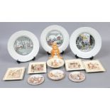 A collection of series ware pottery to include Newhall, Adams etc.