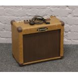 A Sienna 35 Kustom guitar amplifier.