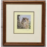 An artist proof Antony Gibbs limited edition 412 / 1000 Bengal 'eagle owl' signed by the artist.