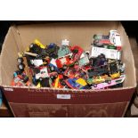 A box of Diecast vehicles to include Matchbox, Corgi, Realtoy etc.