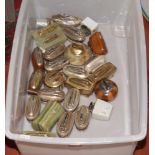 A box of table lighters to include mostly Ronson, Colibri etc.