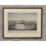 A limited edition print 165 / 750 City of London over the Thames.
