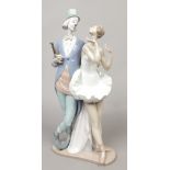 A large Lladro figure group of a clown and ballerina, approximate height 45cm.Condition report