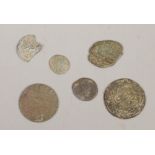 Metal detector finds; small quantity of antique coins to include Napoleon III and Roman examples.