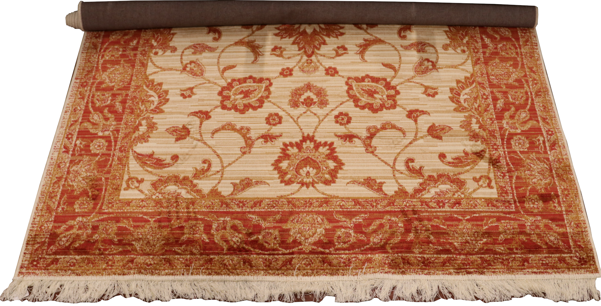 A beige ground Ziegler rug with floral design 230cm x 160cm.