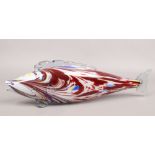 A large Murano glass fish