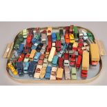 A tray of early Diecast toy vehicles mainly Lesney examples.